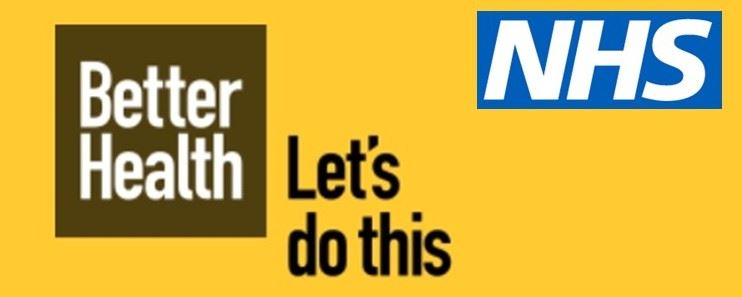 The Better Health and NHS logos and the words Let's do this