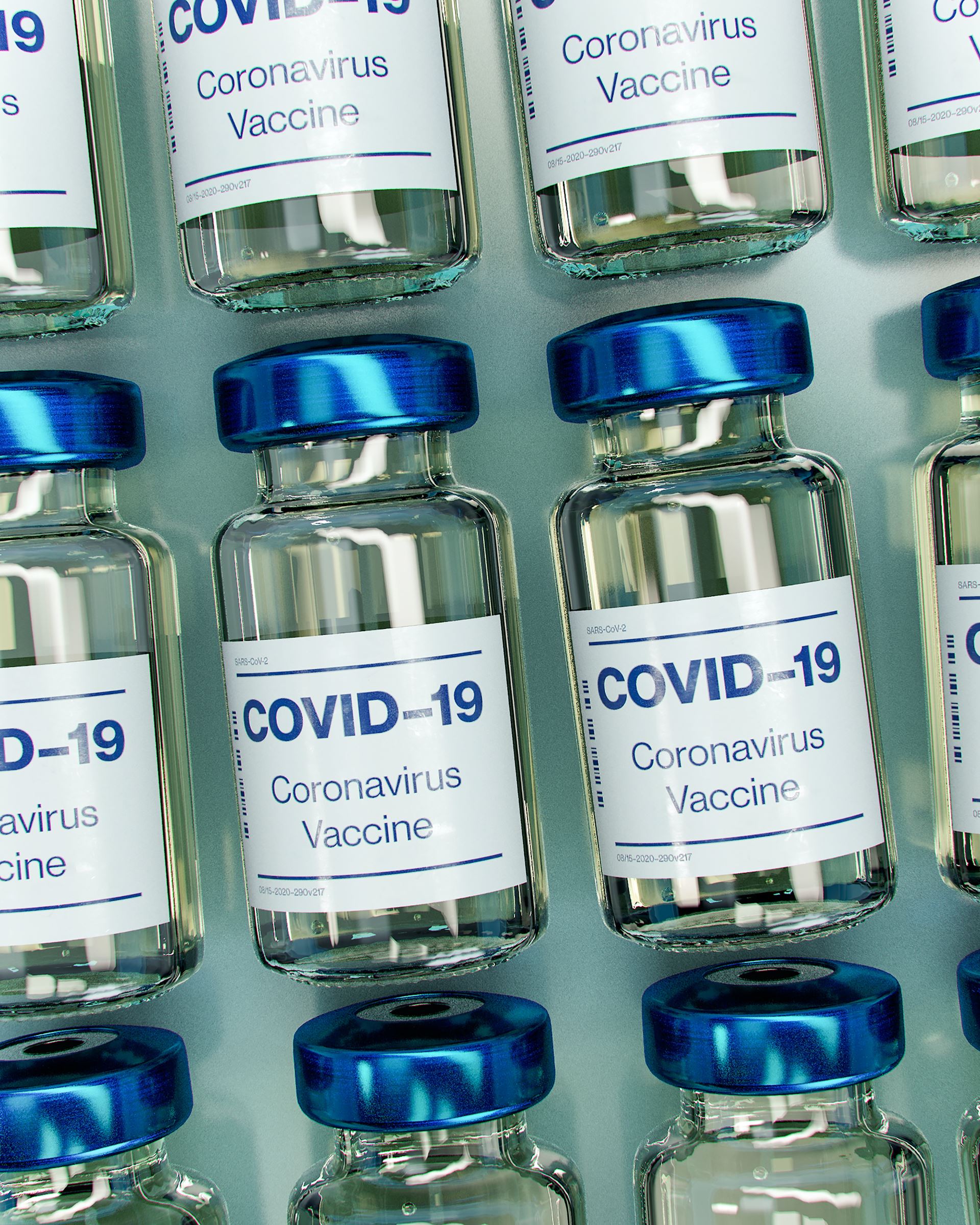 COVID-19 vaccine vials