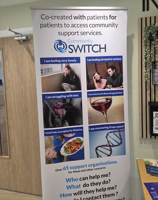 The Community SWITCH pop up banner